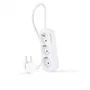 Nanocable Regleta de 3 Tomas, 1.4 m, Blanca